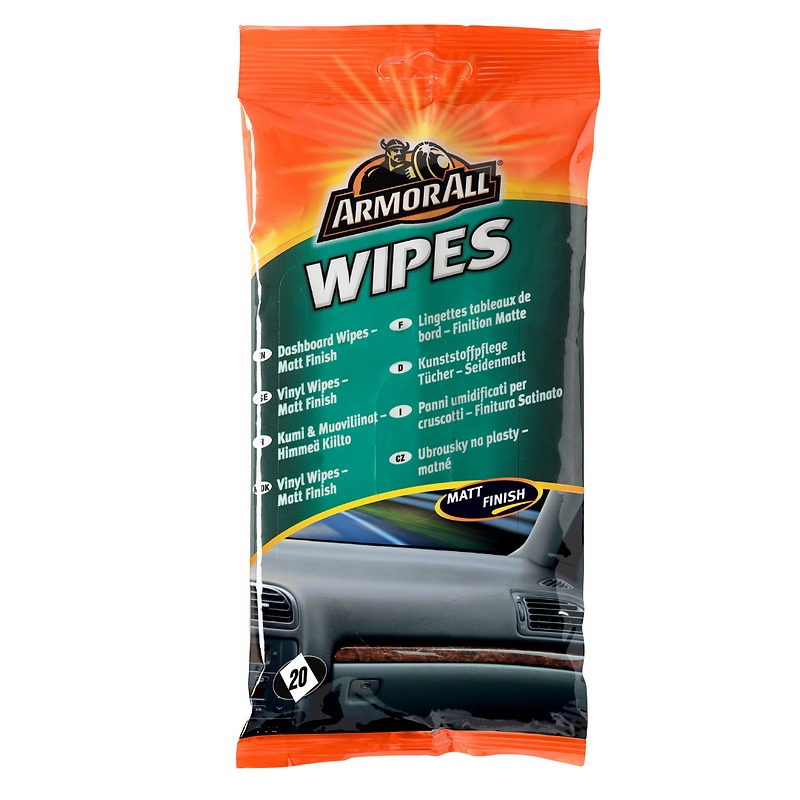 ArmorAll 20ct Dash Matt Flow Wipes x6